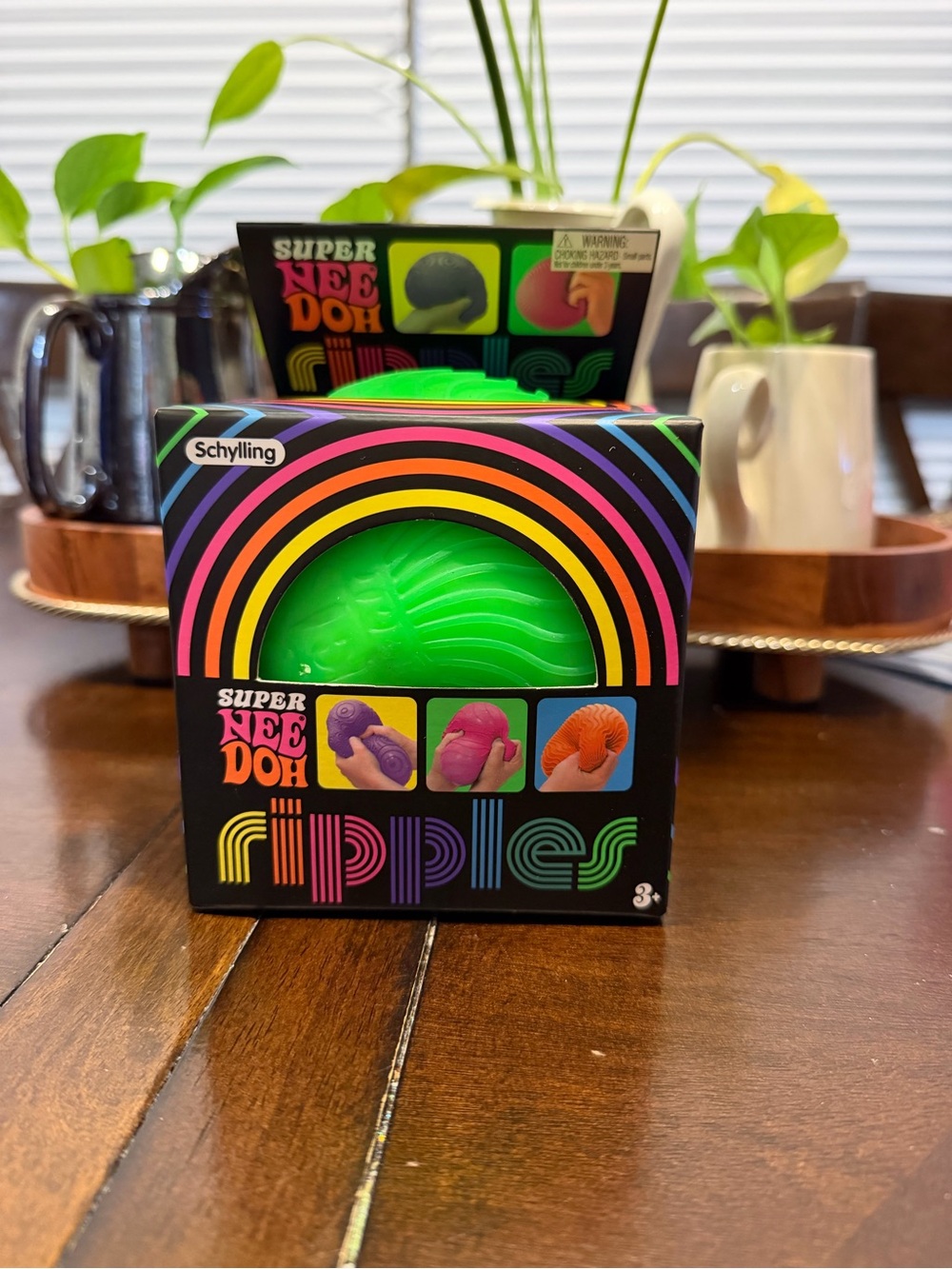 Super NeeDoh Ripples Stress Ball - Green